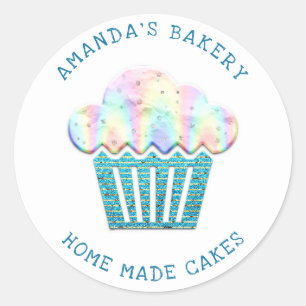 Cakes Sweets Cupcake Home Vegan Bakery Glitter The Ronde Sticker