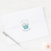 Cakes Sweets Cupcake Home Vegan Bakery Glitter The Ronde Sticker (Envelop)