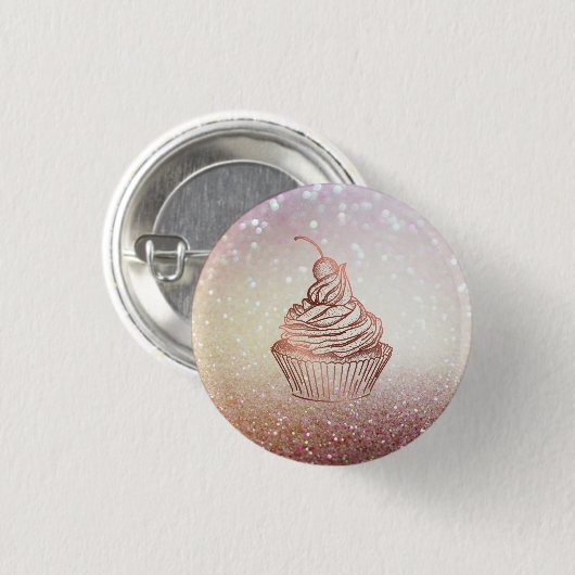 Cakes Sweets Cupcake Kitchen Cabinet Home Bakery Ronde Button 3,2 Cm (Voorkant /achterkant)