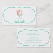 Cakes & Sweets Custom Visitekaartje (Voorkant / Achterkant)