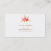 Cakes & Sweets Custom Visitekaartje (Achterkant)