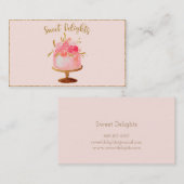 Cakes & Sweets Custom Visitekaartje (Voorkant / Achterkant)