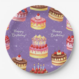 Cakes with Candles beroemd gemaakt door Natasha Us Papieren Bordje