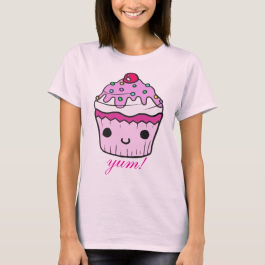 Caketaart, yum! t-shirt (Voorkant)