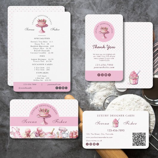 Caketeig Bakkerij Eigen Logo Cafe Menu Prijslijst