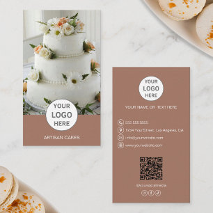 Caketeigwaren Logo Foto Bruin Visitekaartje