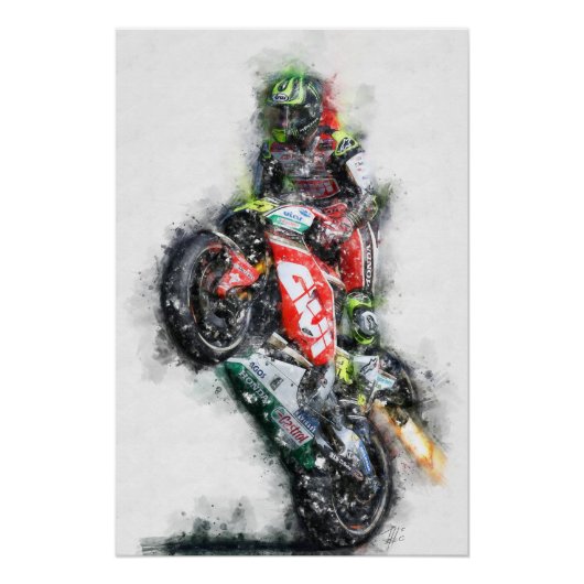 Cal Crutchlow Perfect Poster (Voorkant)