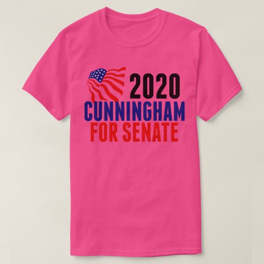 Cal Cunningham voor de Senaat T-shirt (Design voorkant)