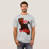 CAL FIRE STRONG AX HELMENT Red T-shirt (Voorkant volledig)