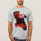 CAL FIRE STRONG AX HELMENT Red T-shirt (Voorkant)