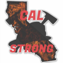 CAL FIRE STRONG AX HELMET Block