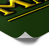 Cal MacLeod Tartan Scottie Dogs Poster (Hoek)