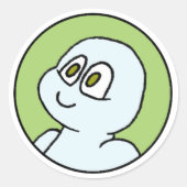 Cal Mini Circle Sticker (Voorkant)