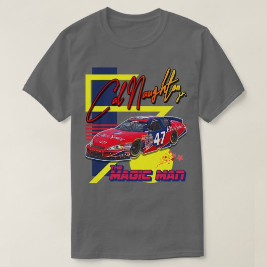 Cal Naughton Jr Het magische Man Talladega Nights  T-shirt (Design voorkant)