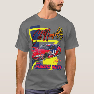 Cal Naughton Jr Het magische Man Talladega Nights T-shirt
