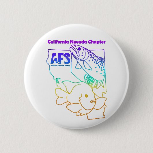 Cal-Neva AFS Ronde Button, standaard, 2¼ inch Button 5,7 Cm (Voorkant)