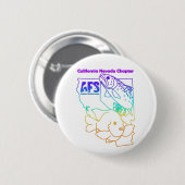 Cal-Neva AFS Ronde Button, standaard, 2¼ inch Button 5,7 Cm (Voorkant /achterkant)