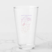 Cal-Neva AFS roze en paars glas Tumbler (Achterkant)