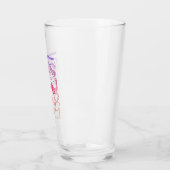 Cal-Neva AFS roze en paars glas Tumbler (Links)