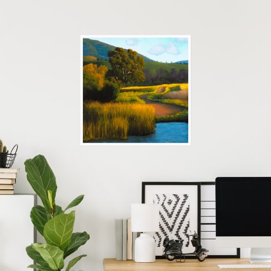 Cal Poly Vissen Hole Poster (Thuiskantoor)