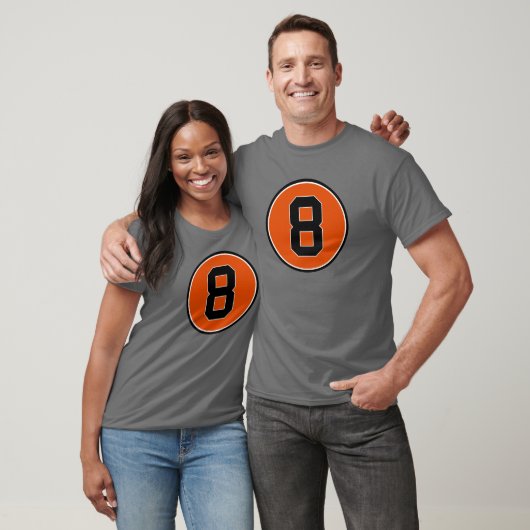 Cal Ripken Jr 8 Jersey Nummer T-shirt (Unisex)