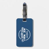 Cal Salmon River California Kayaking Bagagelabel (Achterkant verticaal)