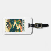 Cal Salmon River California Kleuren Bagagelabel (Voorkant horizontaal)