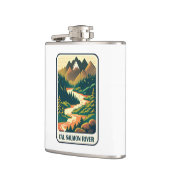 Cal Salmon River California Kleuren Heupfles (Links)