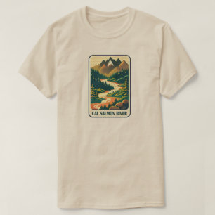 Cal Salmon River California Kleuren T-shirt
