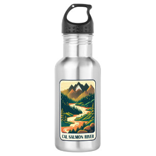 Cal Salmon River California Kleuren Waterfles