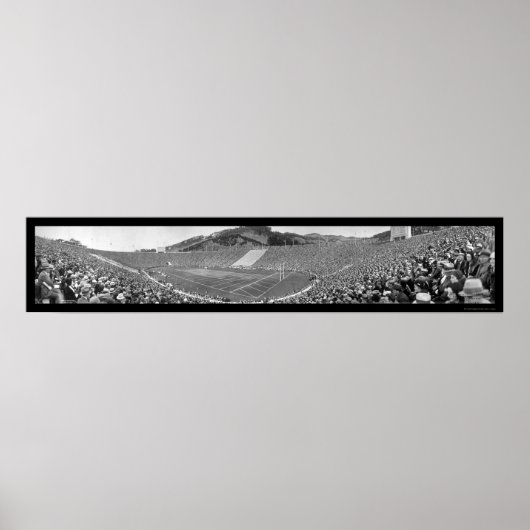 Cal Stanford Big Game Football Foto 1930 Poster (Voorkant)