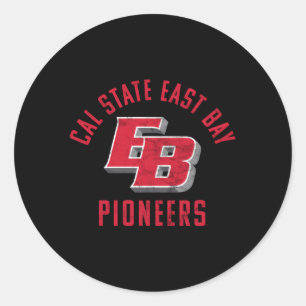 Cal State East Bay Csueb Pioneers Groot Ronde Sticker