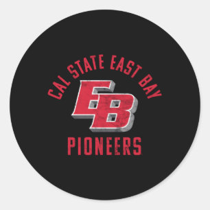 Cal State East Bay Csueb Pioneers Groot Ronde Sticker