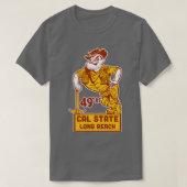  Cal State Long Beach 49er Mascotte T-shirt (Design voorkant)