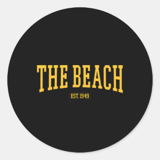 Cal State Long Beach Club - Datum Ronde Sticker
