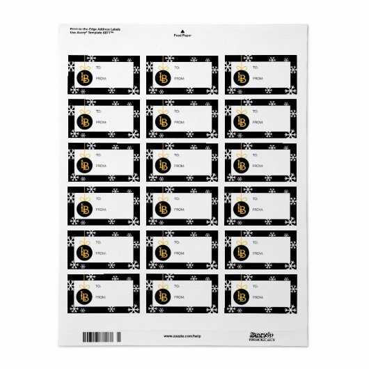 Cal State Long Beach Etiket (Full Sheet)