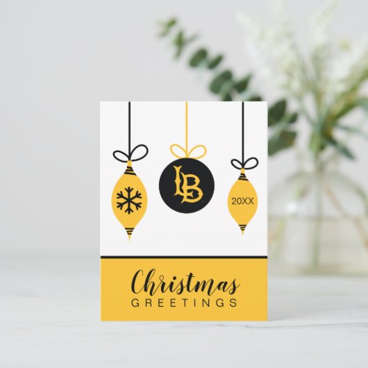 Cal State Long Beach Feestdagenkaart (Staand voorkant)