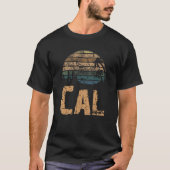 Cal Vintage Sunset Distressed T-shirt (Voorkant)