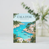 Cala d'Or Spanje Briefkaart (Staand voorkant)