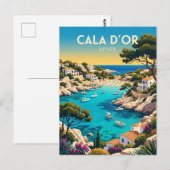 Cala d'Or Spanje Briefkaart (Voorkant / Achterkant)