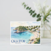Cala d'Or Spanje Briefkaart (Staand voorkant)