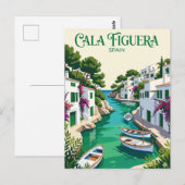 Cala Figuera Spanje Briefkaart (Voorkant / Achterkant)