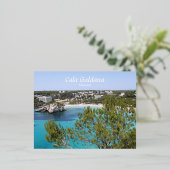 Cala Galdana, Menorca, Spanje Folie Feestdagen Briefkaart (Staand Voorkant)