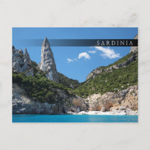 Cala Goloritze strand, briefkaart op Sardinië