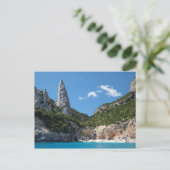 Cala Goloritze strand op Sardinië briefkaart (Staand voorkant)