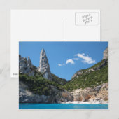Cala Goloritze strand op Sardinië briefkaart (Voorkant / Achterkant)