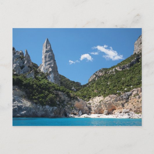 Cala Goloritze strand op Sardinië briefkaart (Voorkant)