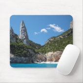 Cala Goloritze strand op Sardinië mousepad Muismat (Met muis)