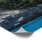 Cala Goloritze strand op Sardinië poster (Hoek)