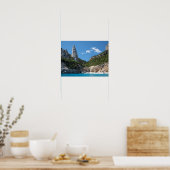 Cala Goloritze strand, Sardinië poster (Keuken)